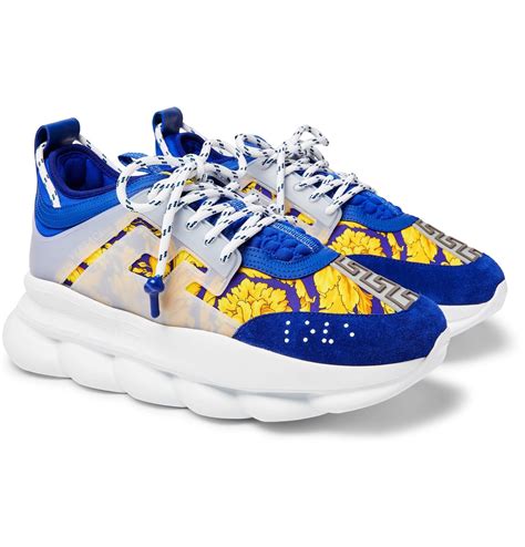 versace chain reaction sneakers true to size|Versace chain reaction sneakers price.